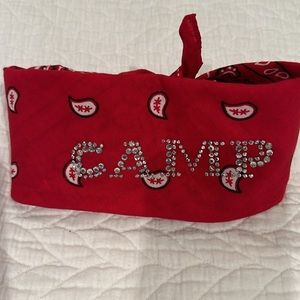 CAMP Rhinestone, Red Bandana